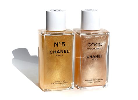 chanel body oil glitter|Chanel body oil.